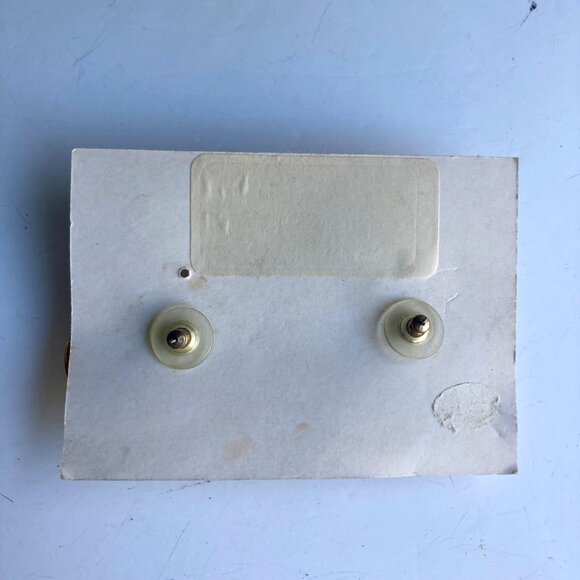 Vintage Park Lane Faux Pearl Oval Clip On Earrings Gold Tone 90s Regencycore - Picture 5 of 8